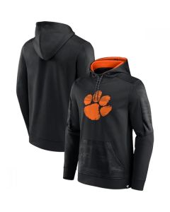 Men's Clemson Tigers Black On The Ball Pullover Hoodie