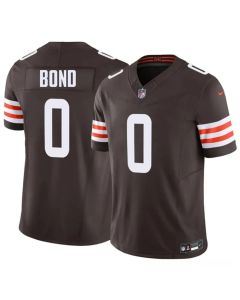 Men's Cleveland Browns #0 Isaiah Bond Brown 2026 NFL Draft Vapor F.U.S.E. Limited Jersey (Brown)