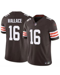 Men's Cleveland Browns #16 Tylan Wallace Brown 2026 NFL Draft Vapor F.U.S.E. Limited Jersey