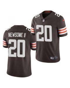 Men's Cleveland Browns #20 Greg Newsome II Brown Vapor Untouchable Limited Stitched NFL Jersey