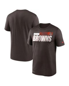 Men's Cleveland Browns 2020 Brown Sideline Impact Legend Performance T-Shirt