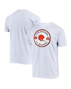 Men's Cleveland Browns 2021 Grey 75th Anniversary T-Shirt (Grey)