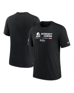 Men's Cleveland Browns 2022 Black Crucial Catch Performance T-Shirt