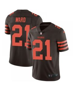 Men's Cleveland Browns #21 Denzel Ward Brown Color Rush Limited Stitched NFL Jersey