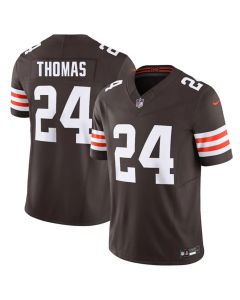 Men's Cleveland Browns #24 Daniel Thomas Brown 2026 F.U.S.E. Vapor Limited Stitched Football Jersey