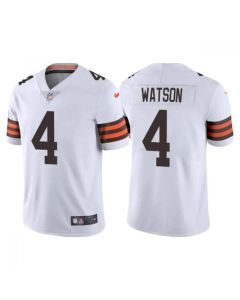Men's Cleveland Browns #4 Deshaun Watson White Vapor Untouchable Limited Stitched Jersey