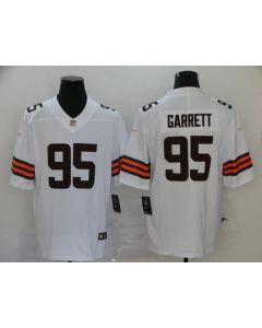 Men's Cleveland Browns #95 Myles Garrett New White Vapor Untouchable Limited Stitched Jersey