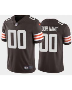 Men's Cleveland Browns ACTIVE PLAYER 2020 New Brown Vapor Untouchable Limited Stitched NFL Jersey (Brown)