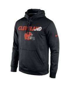 Men's Cleveland Browns Black Kick Off Staff Performance Pullover Hoodie