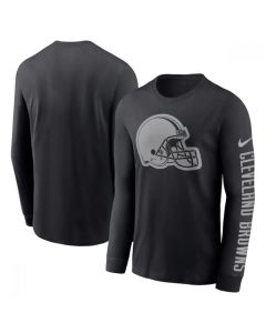 Men's Cleveland Browns Black Long Sleeve T-Shirt