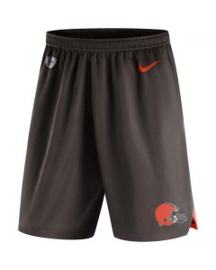 Men's Cleveland Browns Brown Knit Performance Shorts