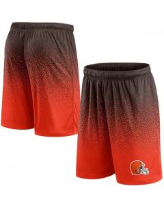 Men's Cleveland Browns Brown/Orange Ombre Shorts