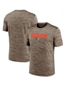 Men's Cleveland Browns Brown Velocity Performance T-Shirt