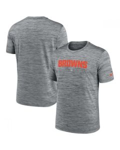 Men's Cleveland Browns Grey Velocity Performance T-Shirt