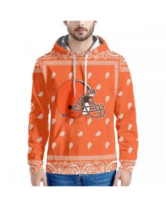 Men's Cleveland Browns Orange Pullover Hoodie