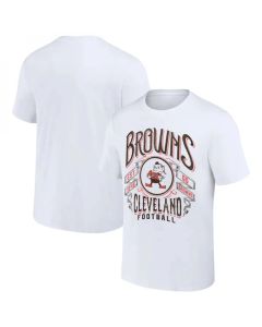 Men's Cleveland Browns White x Darius Rucker Collection Vintage Football T-Shirt