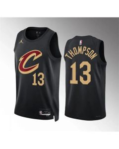 Men's Cleveland Cavaliers #13 Tristan Thompson Black Statement Edition Stitched Jersey