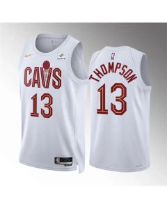 Men's Cleveland Cavaliers #13 Tristan Thompson White Association Edition Stitched Jersey