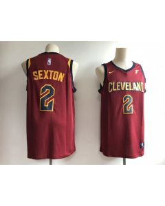 Men's Cleveland Cavaliers #2 Collin Sexton Red Swingman Stitched NBA Jersey