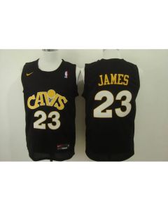 Men's Cleveland Cavaliers #23 LeBron James Black Stitched NBA Jersey