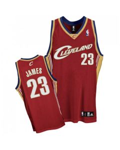 Men's Cleveland Cavaliers #23 LeBron James Red Stitched Basketball Jersey