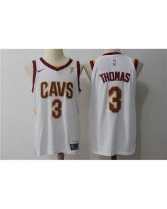 Men's Cleveland Cavaliers #3 Isaiah Thomas White Stitched NBA Jersey