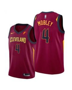 Men's Cleveland Cavaliers #4 Evan Mobley Red Icon Edition Stitched Jersey