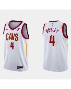 Men's Cleveland Cavaliers #4 Evan Mobley White Association Edition Stitched Basketball Jersey
