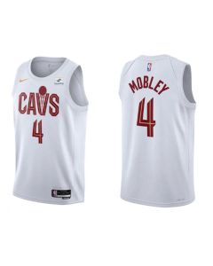Men's Cleveland Cavaliers #4 Evan Mobley White Stitched Jersey