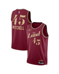 Men's Cleveland Cavaliers #45 Donovan Wine 2023/24 City Edition Stitched Jersey