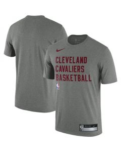 Men's Cleveland Cavaliers Heather Gray 2023/24 Sideline Legend Performance Practice T-Shirt