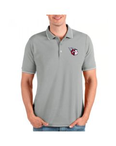 Men's Cleveland Guardians Gray Polo T-Shirt (Gray)