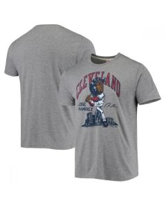 Men's Cleveland Guardians Gray T-Shirt