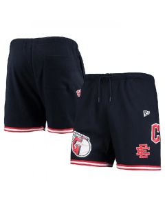 Men's Cleveland Guardians Navy Mesh Shorts 001