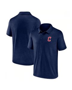 Men's Cleveland Guardians Navy Polo T-Shirt
