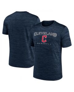 Men's Cleveland Guardians Navy Velocity Practice Performance T-Shirt