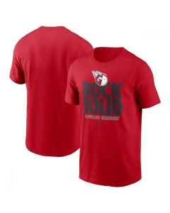 Men's Cleveland Guardians Red T-Shirt (Style 4)