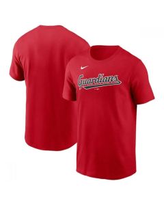 Men's Cleveland Guardians Red T-Shirt (Style 6)