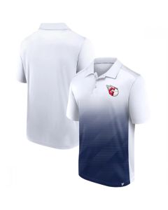 Men's Cleveland Guardians White/Navy iconic Parameter Sublimated Polo