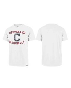 Men's Cleveland Guardians White T-Shirt (White)