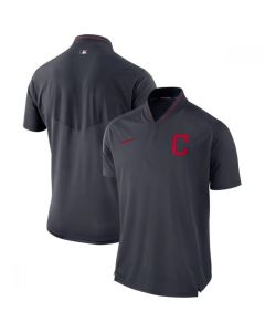 Men's Cleveland indians Navy Authentic Collection Elite Performance Polo