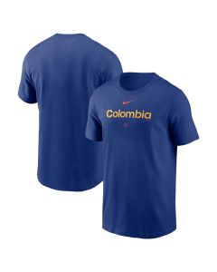 Men's Colombia Baseball Royal 2026 World Baseball Classic Wordmark T-Shirt