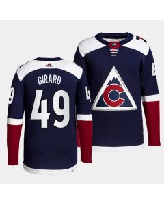 Men's Colorado Avalanche #49 Sam Girard Navy Stitched Jersey