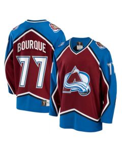 Men's Colorado Avalanche #77 Ray Bourque Red Stitched Jersey