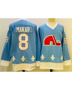 Men's Colorado Avalanche #8 Cale Makar Blue Stitched Jersey