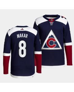 Men's Colorado Avalanche #8 Cale Makar Navy Stitched Jersey