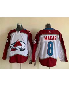 Men's Colorado Avalanche #8 Cale Makar White Stitched NHL Jersey