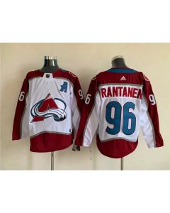 Men's Colorado Avalanche #96 Mikko Rantanen White Stitched Jersey