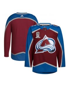Men's Colorado Avalanche Blank 2022 Burgundy Stanley Cup Champions Patch Stitched Jersey