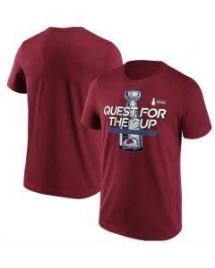Men's Colorado Avalanche Burgundy 2022 Stanley Cup Champions Jersey T-Shirt